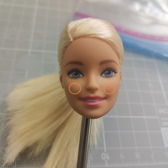 Barbie Base Ball Outfit Set and Head for OOAK - Picture 3 of 4